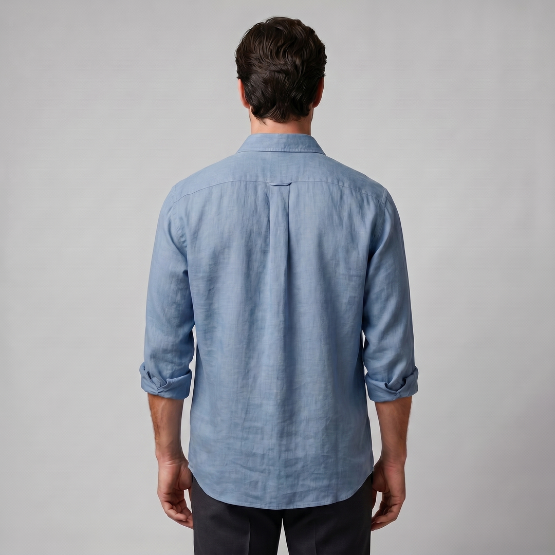 Men's Oversized Long Sleeve Casual Shirt