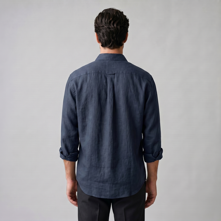 Men's Oversized Long Sleeve Casual Shirt