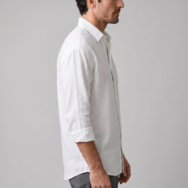 Men's Oversized Long Sleeve Casual Shirt