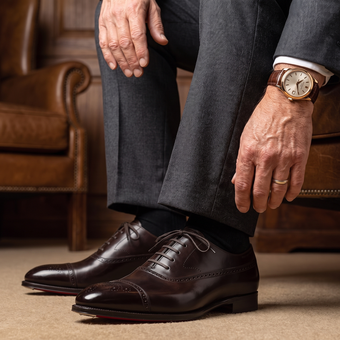 Men's Brogue Toe Oxfords