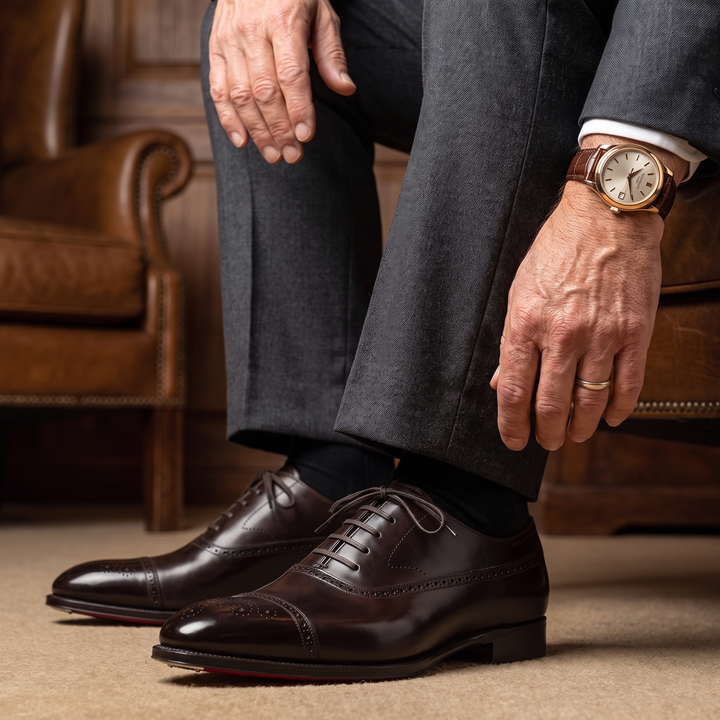 Men's Brogue Toe Oxfords
