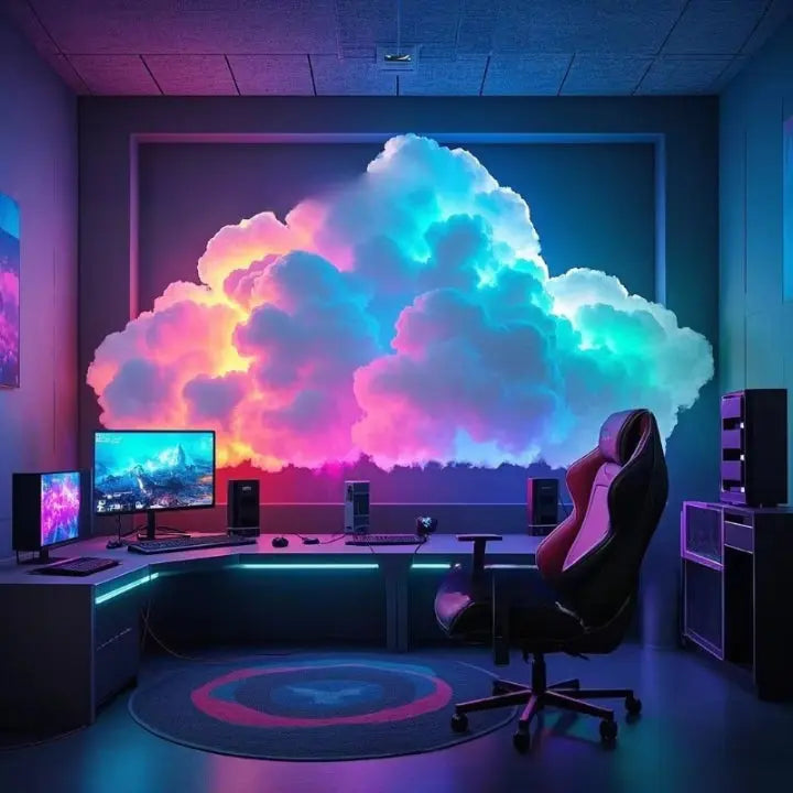LED Wolken-Wandleuchte