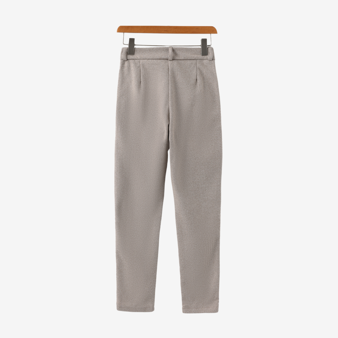 Men's Houndstooth Pleated Trousers