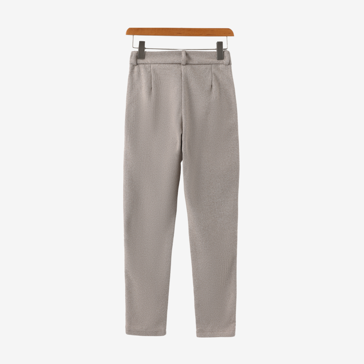 Men's Houndstooth Pleated Trousers