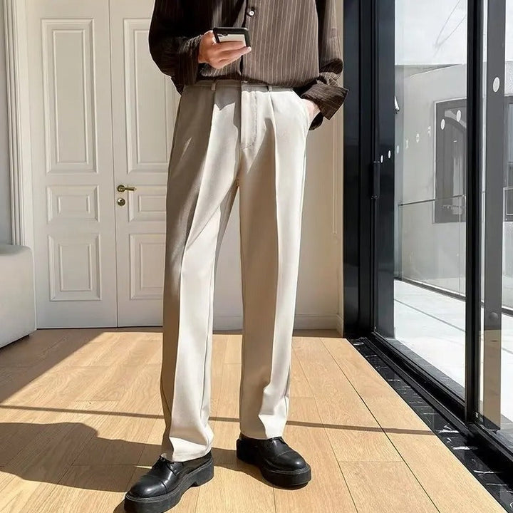 Men's Pleated Trousers - Elena Harper