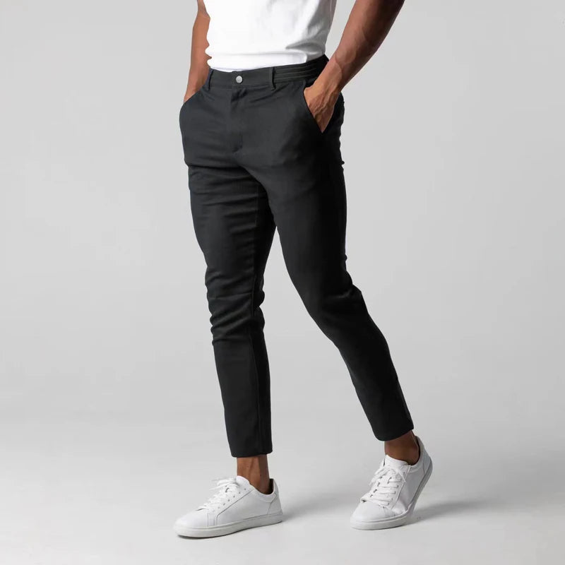 Men's Slim Fit Trousers - Elena Harper