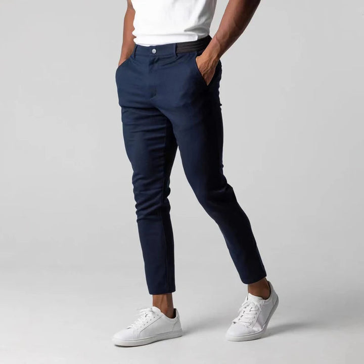 Men's Slim Fit Trousers - Elena Harper