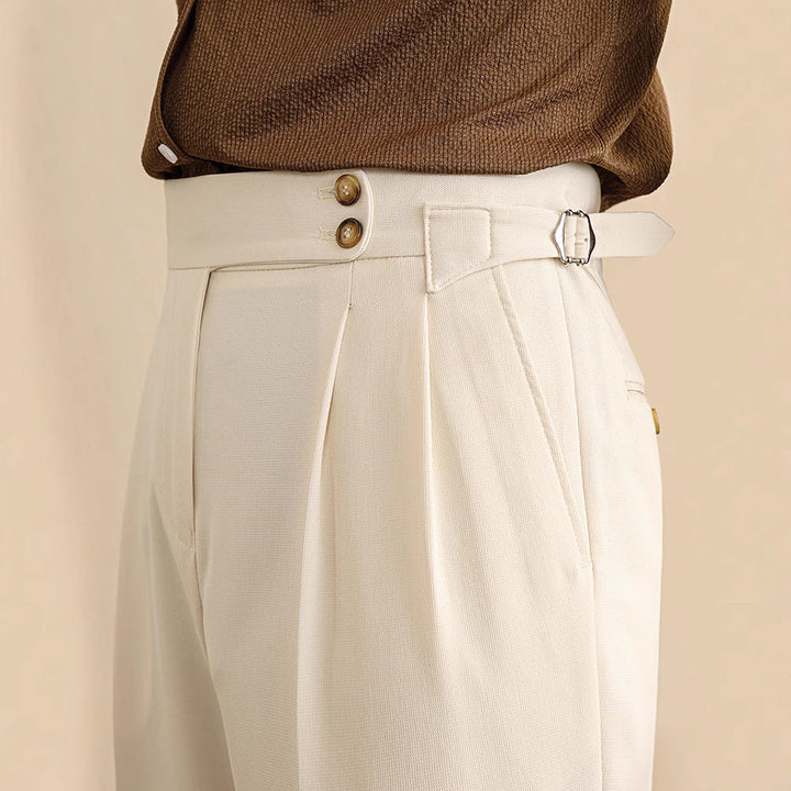 Men's Trousers with Pleats