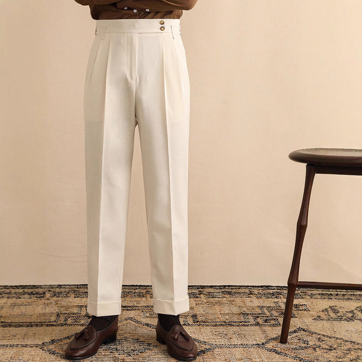 Men's Trousers with Pleats