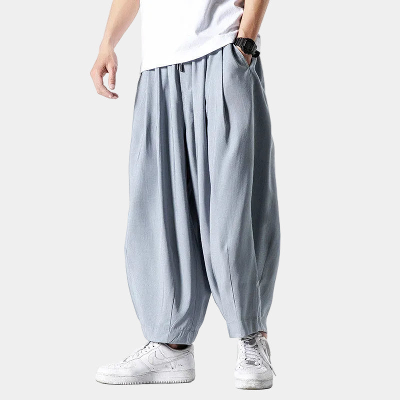 Men's Loose Fit Elastic Waist Pants