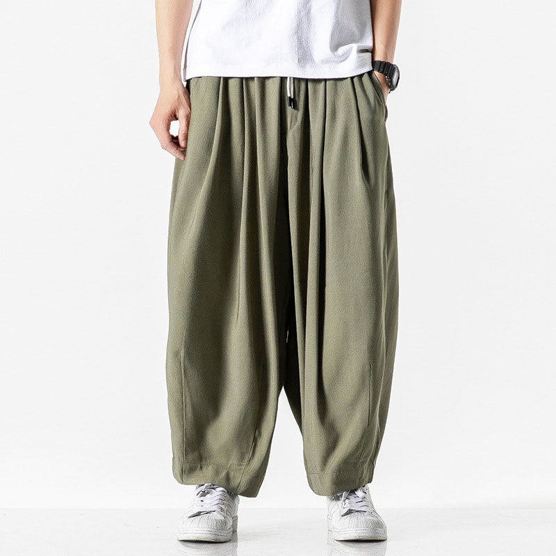 Men's Loose Fit Elastic Waist Pants