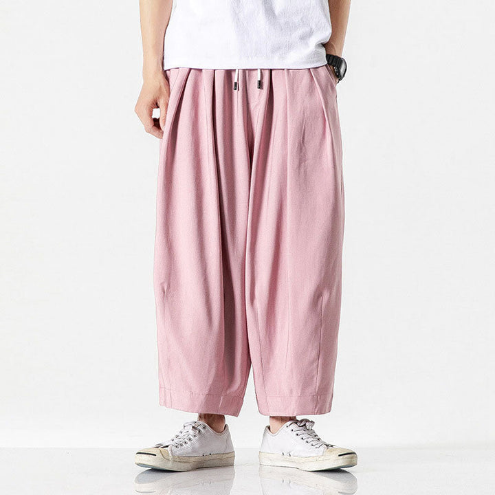 Men's Loose Fit Elastic Waist Pants