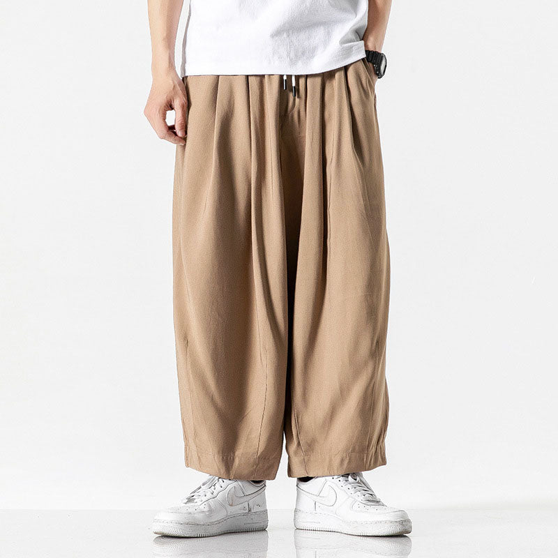 Men's Loose Fit Elastic Waist Pants