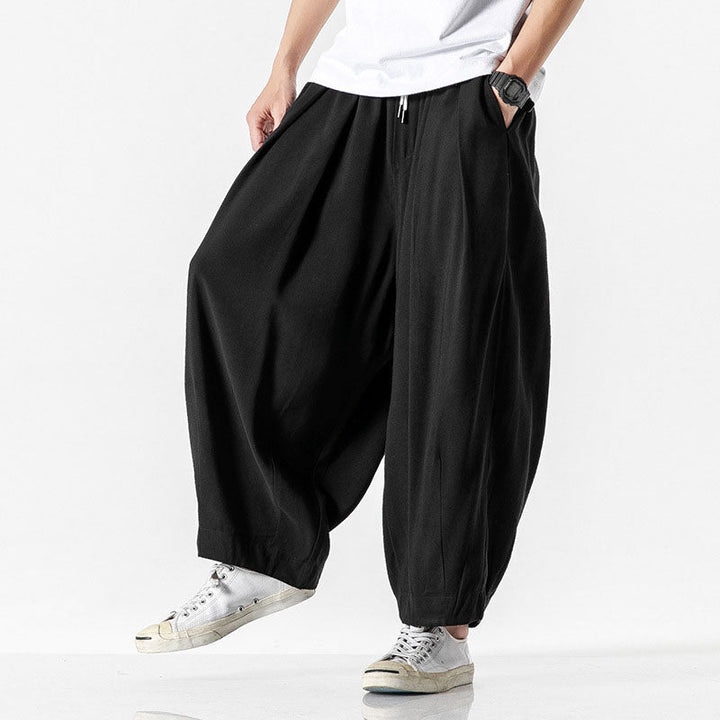 Men's Loose Fit Elastic Waist Pants