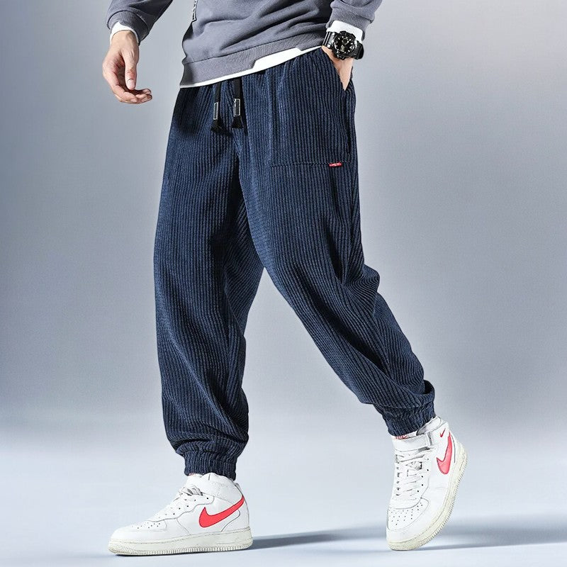 Men's Corduroy Jogger Pants - Elena Harper