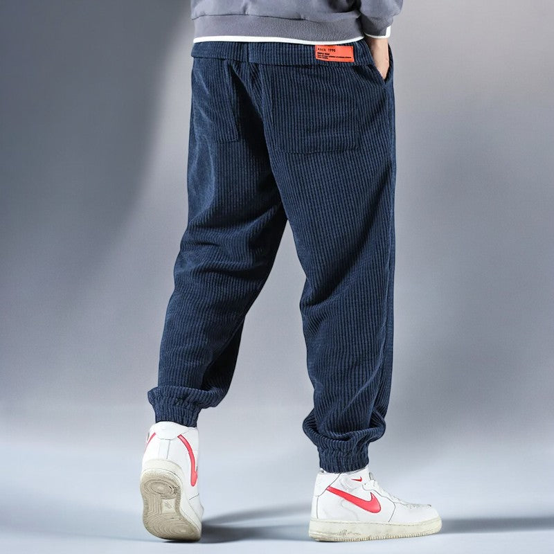 Men's Corduroy Jogger Pants - Elena Harper