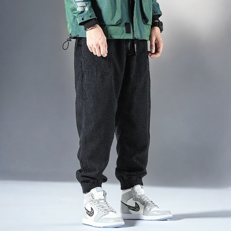 Men's Corduroy Jogger Pants - Elena Harper