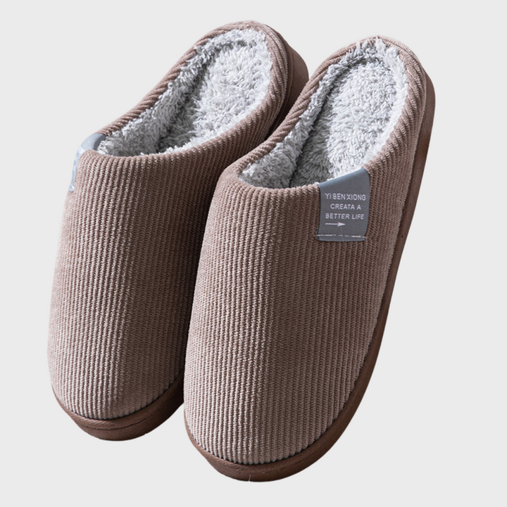 Slippers with Fleece Lining