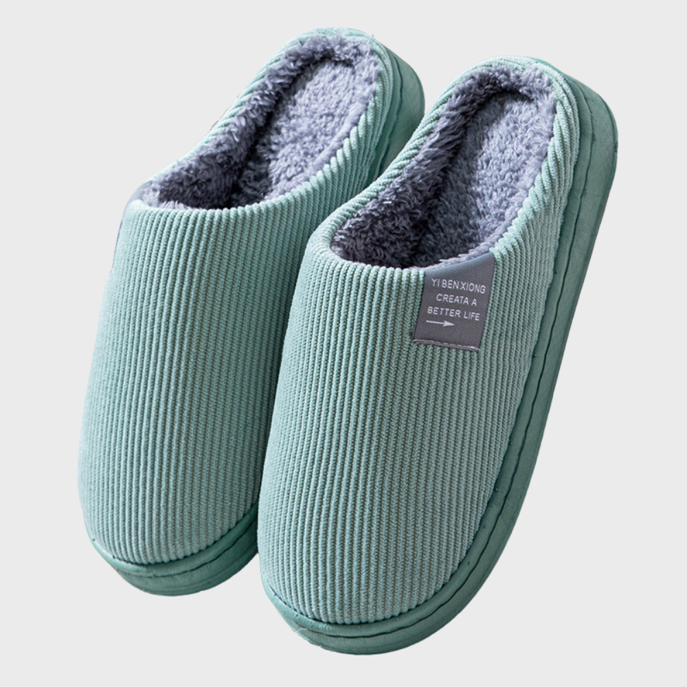 Slippers with Fleece Lining