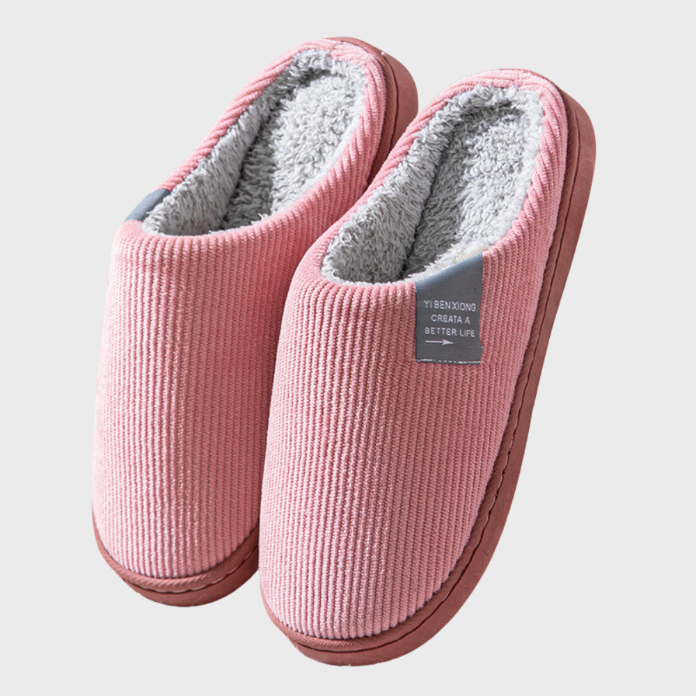 Slippers with Fleece Lining