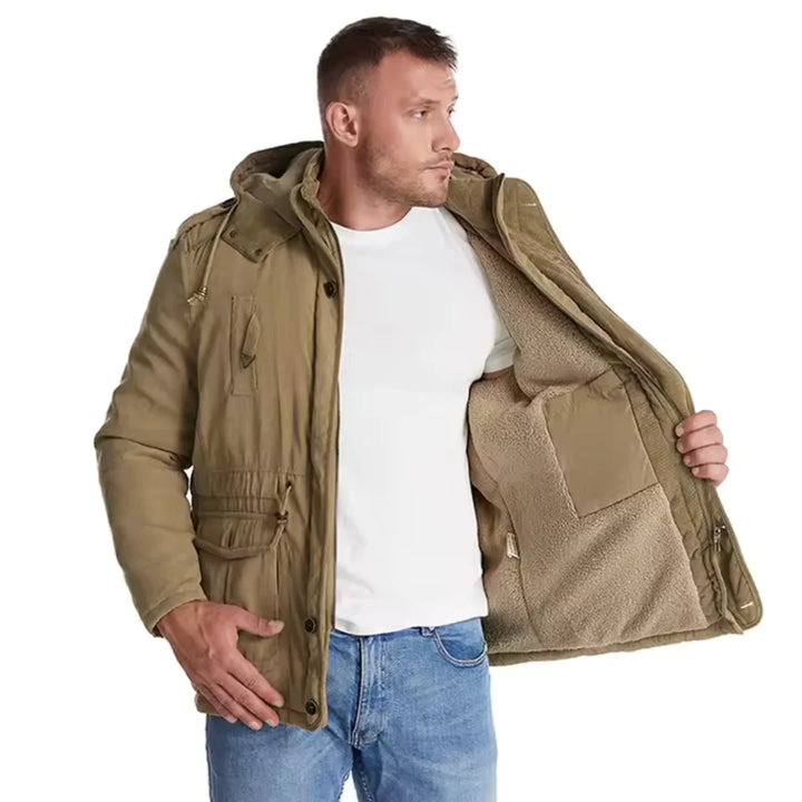 Men's Hooded Lined Parka