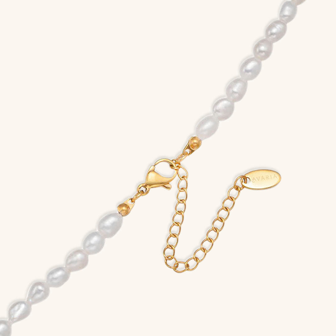 Avaria Necklace with Freshwater Pearls, view 7 - Elena Harper