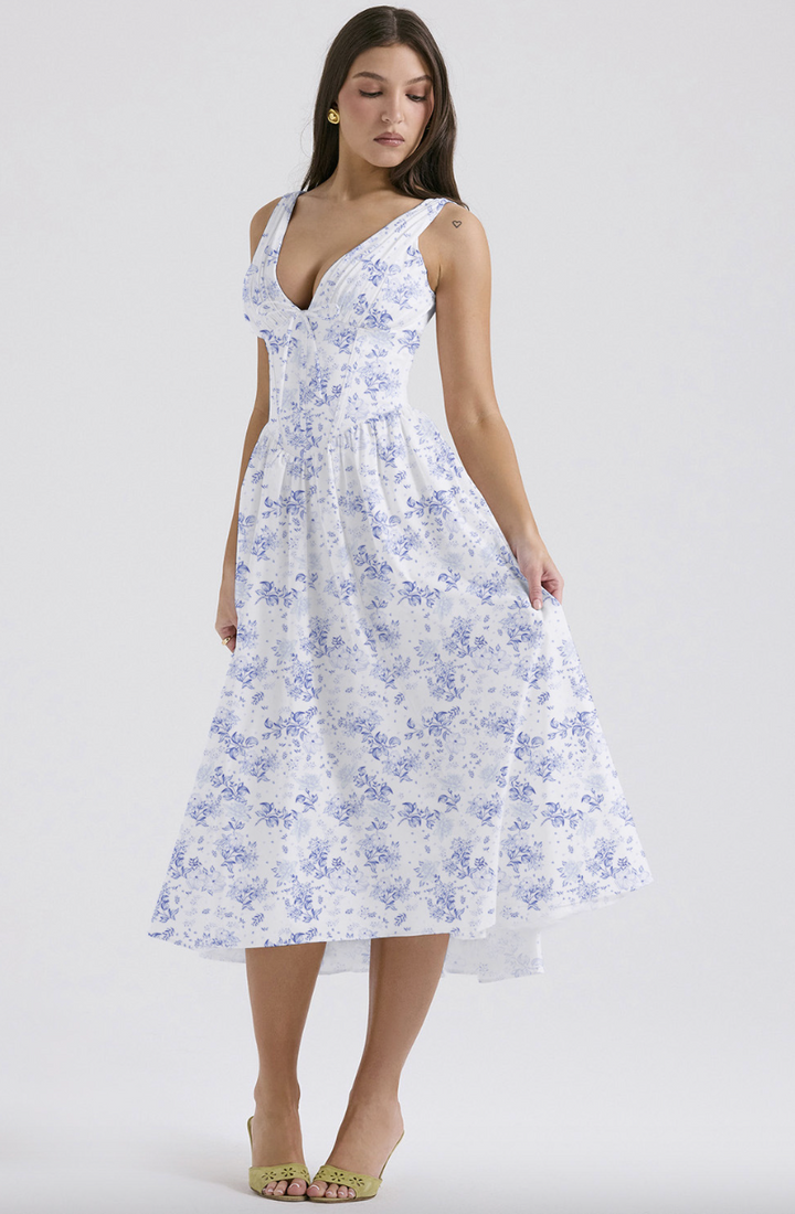 Gabriella Elegant Summer Dress - Elena Harper