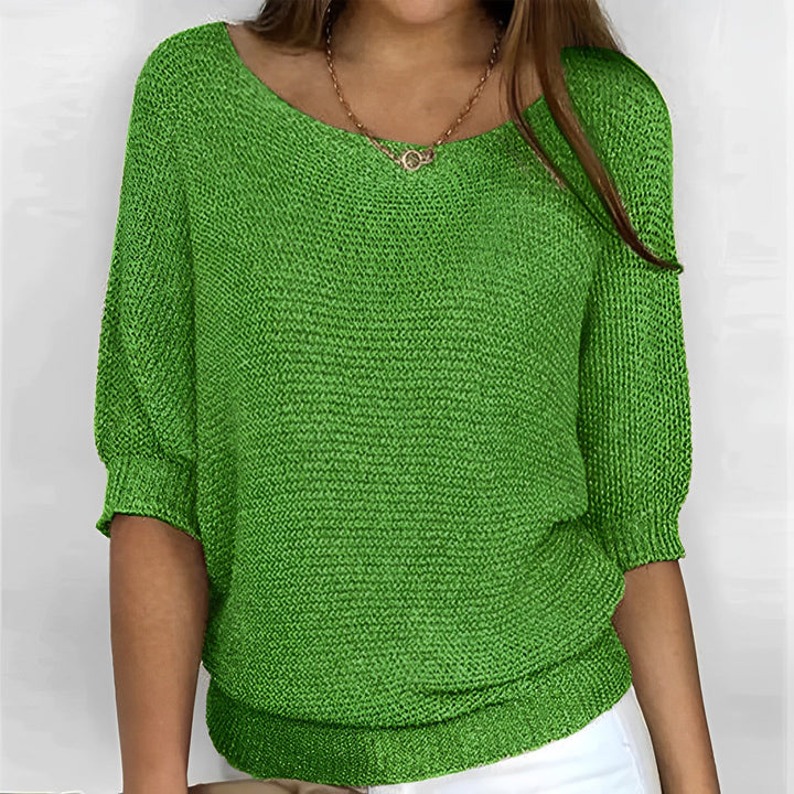 Elena Comfortable Knit Top