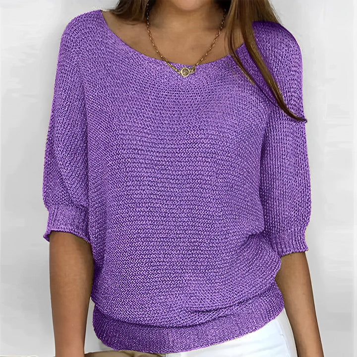 Elena Comfortable Knit Top