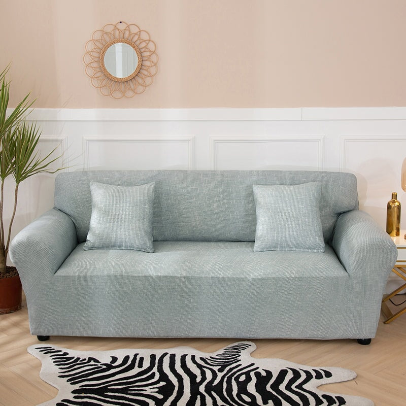 Pistachio Solid Colour Sofa Covers for Edgy Style & Protection