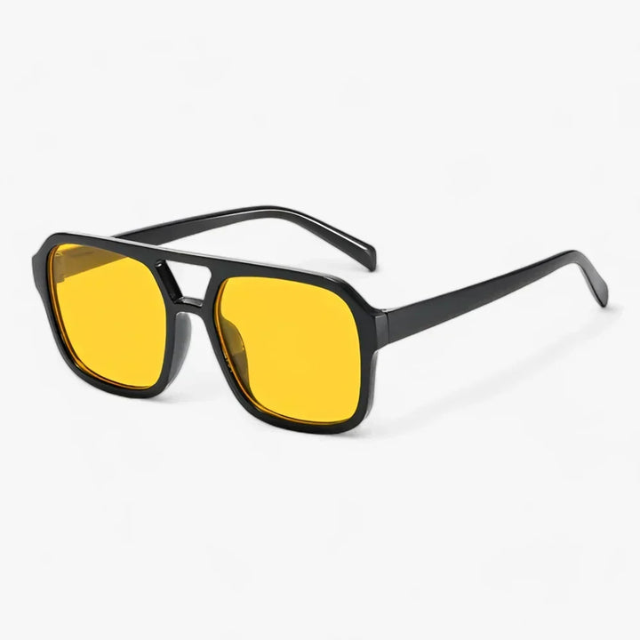 Unisex Vintage Square Sunglasses - Stylish UV400 Protection
