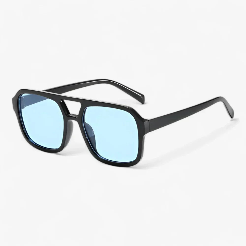 Unisex Vintage Square Sunglasses - Stylish UV400 Protection