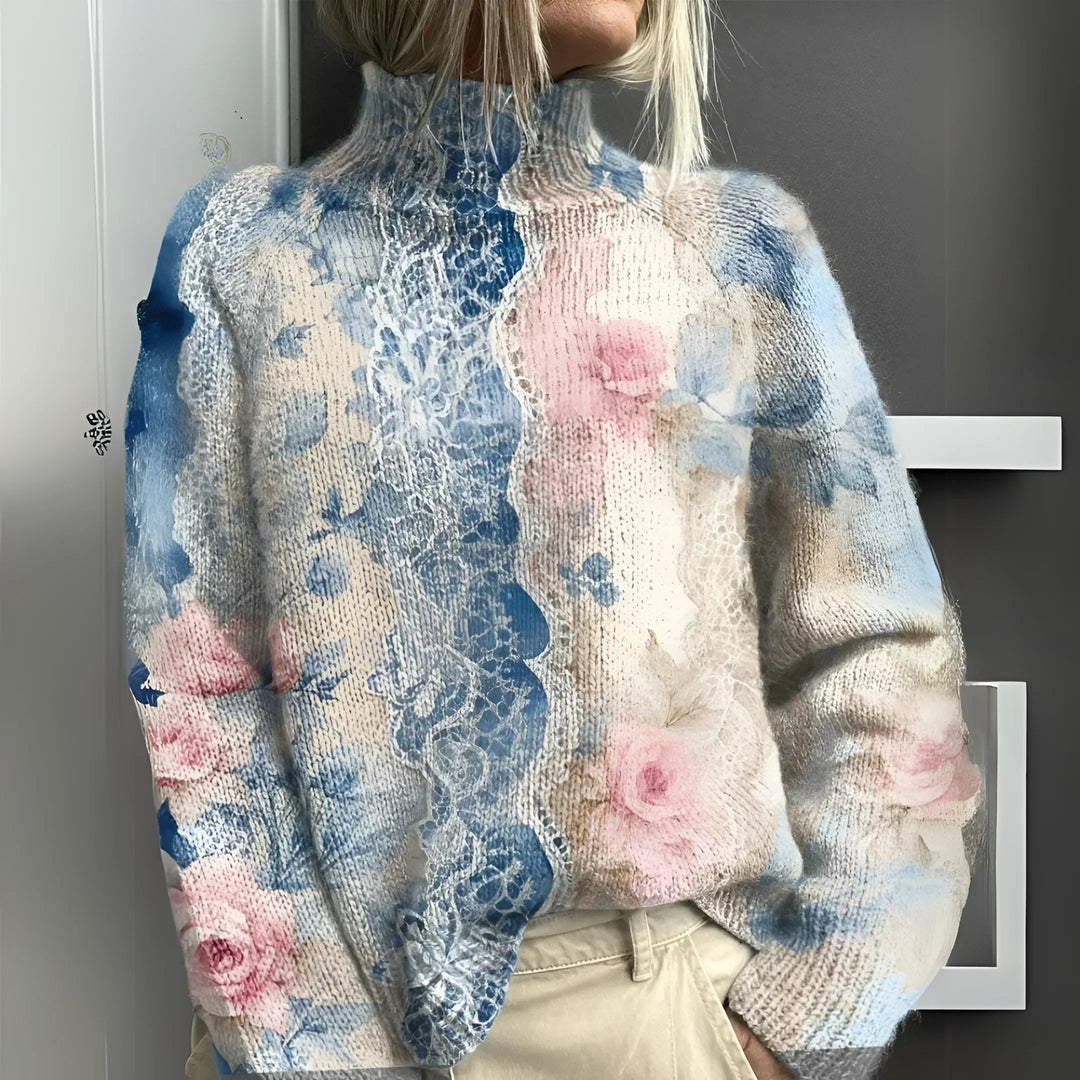 Women's Warm Knitted Turtleneck Sweater