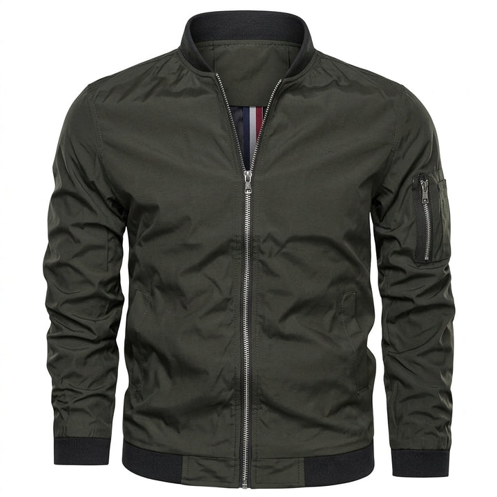 Niklas | Men's Classic Bomber Jacket Transitional Jacket with Ribbed Cuffs