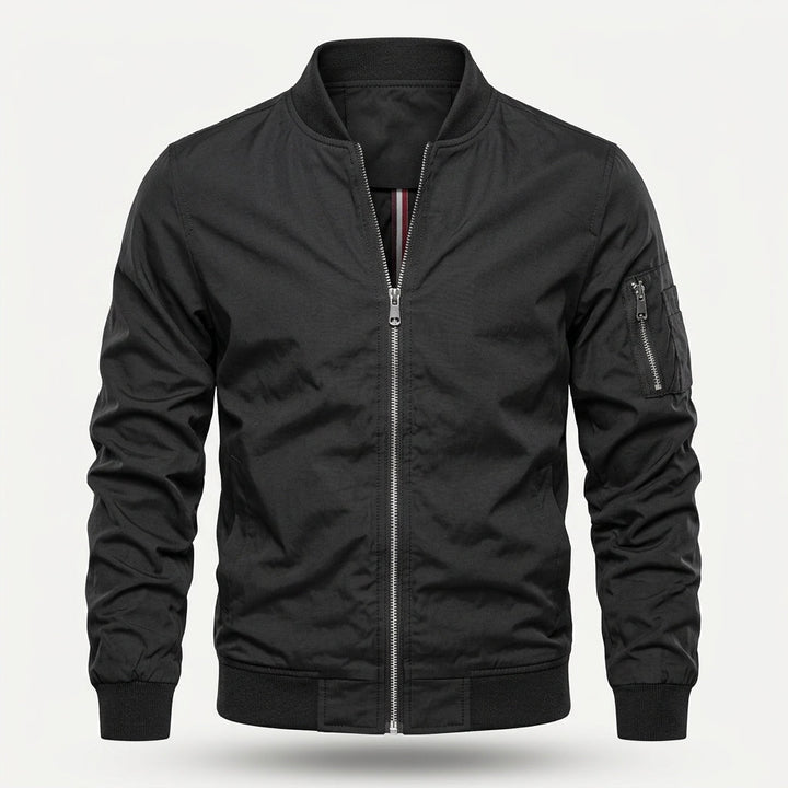 Niklas | Men's Classic Bomber Jacket Transitional Jacket with Ribbed Cuffs
