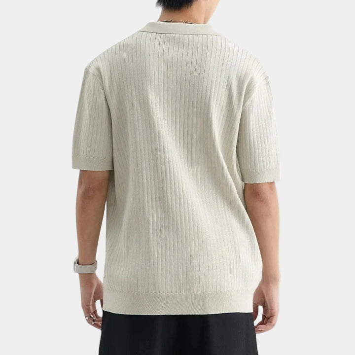 Men's Ribbed Polo - Elena Harper