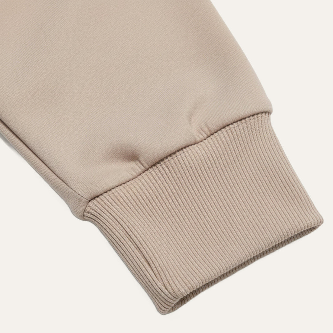 Men's Polo Shirt with Contrast Collar and Long Sleeves - Elena Harper