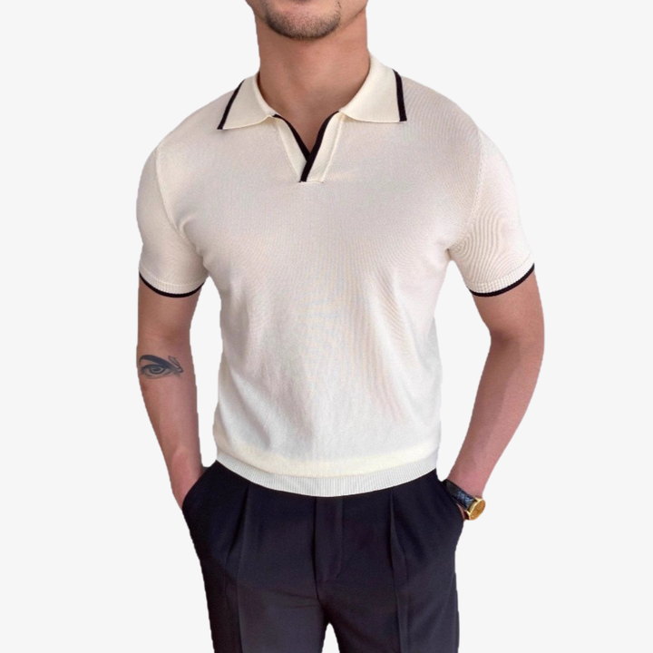 Men's Contrast Polo