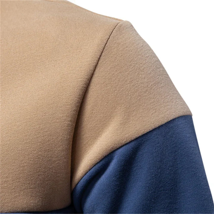 Men's Long Sleeve Bicolor Polo