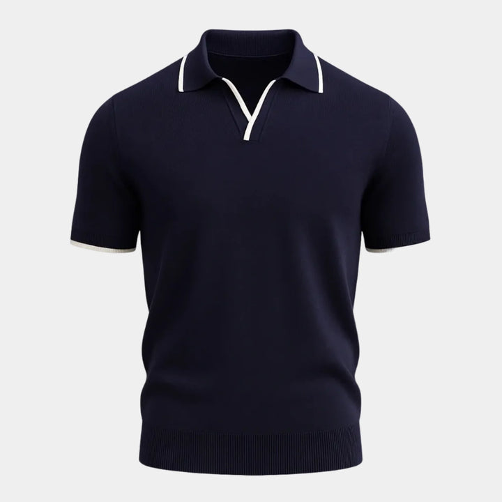 Men's Open Collar Polo