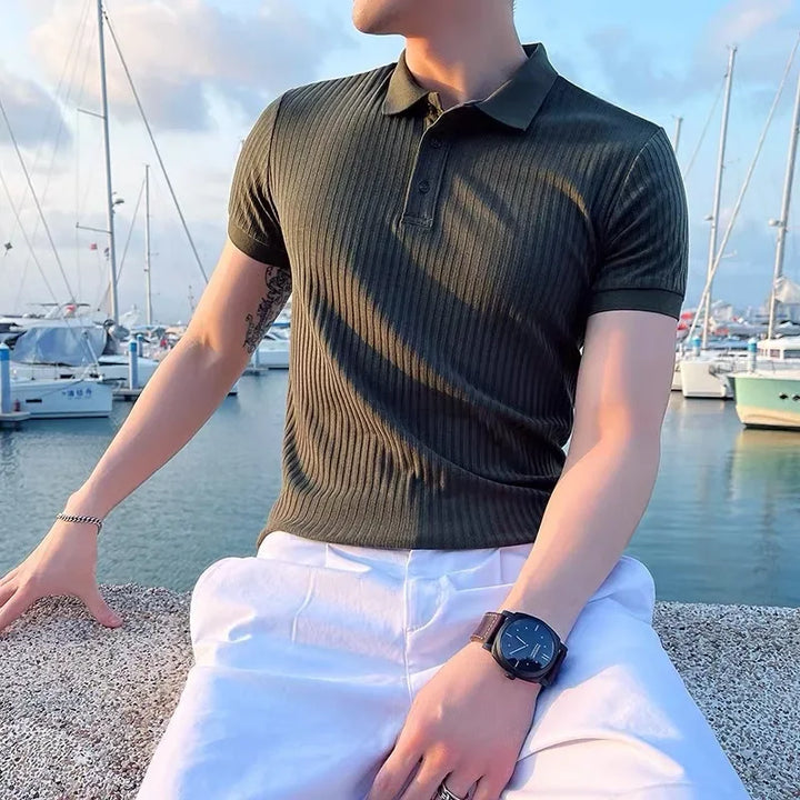 Men's Buttoned Polo