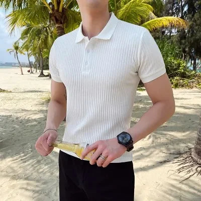 Men's Buttoned Polo