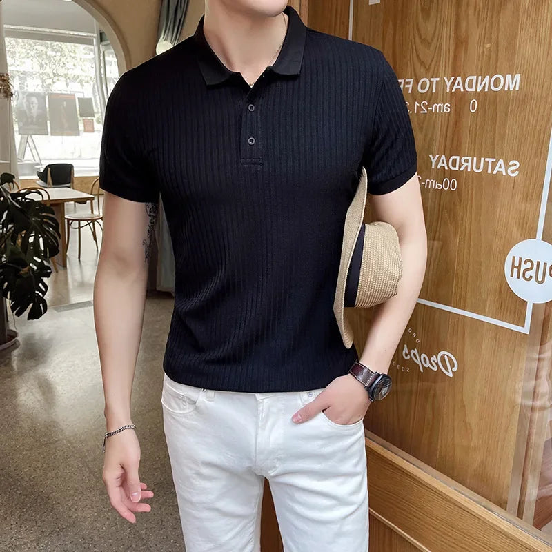 Men's Buttoned Polo