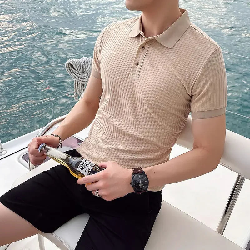 Men's Buttoned Polo