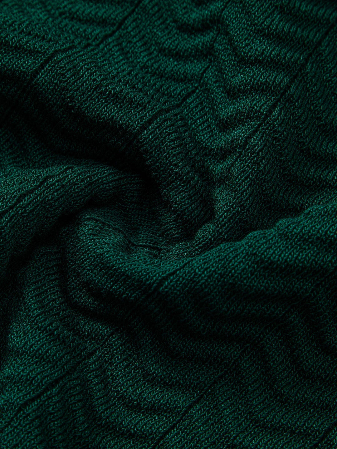 Men's Textured Knit Polo - Elena Harper