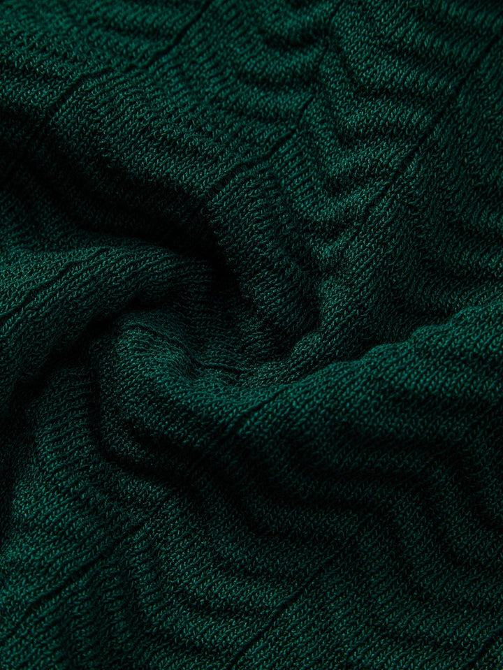 Men's Textured Knit Polo