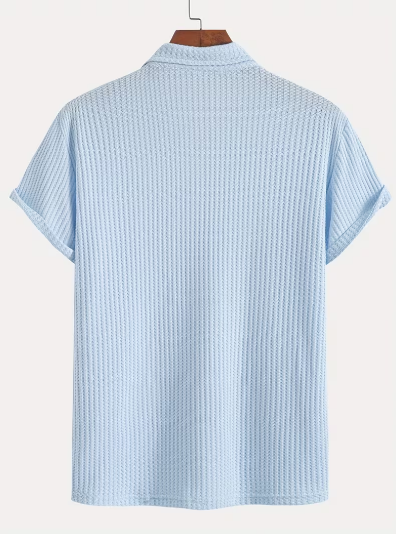 Textured Men's Polo