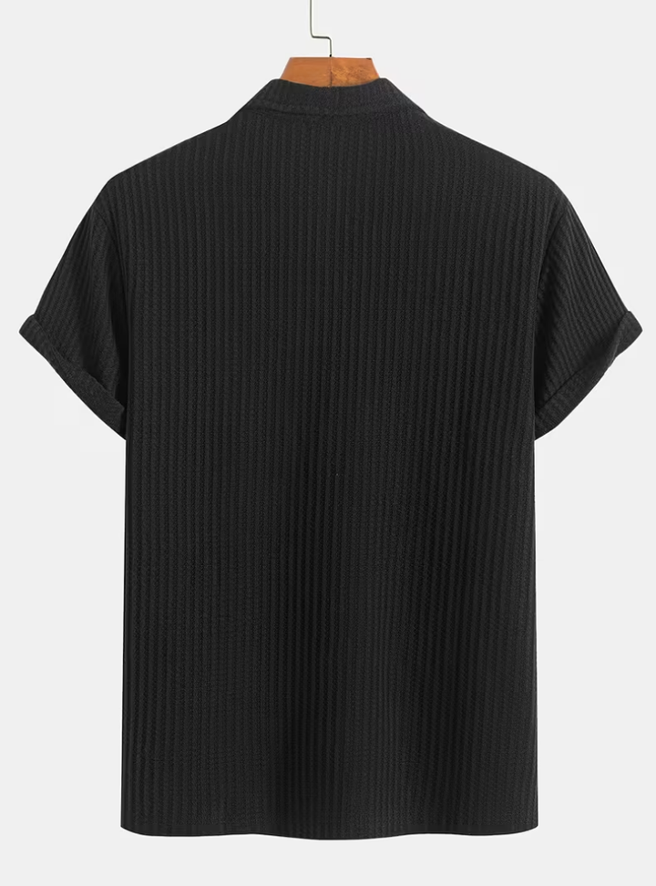 Textured Men's Polo