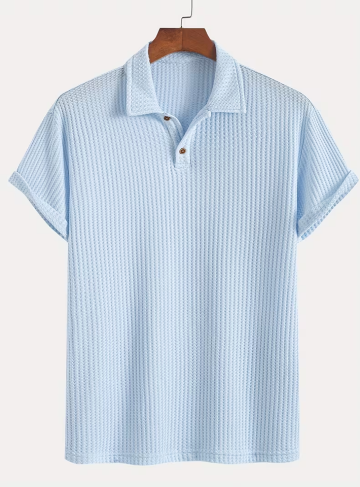 Textured Men's Polo