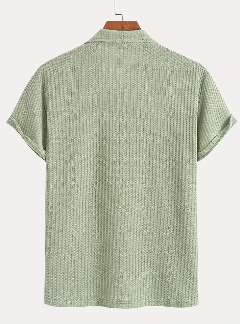 Textured Men's Polo